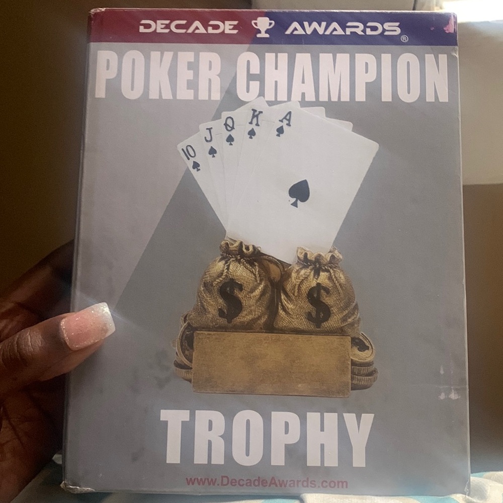 Poker Champion Trophy